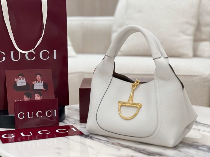 구찌 소프트빗 미디움 탑 핸들 백 화이트 837467 레플리카 미러급 SA급 S급 고퀄리티 최상급 하이엔드 가방 [여성] 6