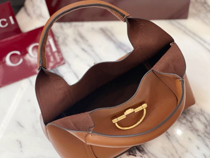 구찌 소프트빗 미디움 탑 핸들 백 브라운 837467 레플리카 미러급 SA급 S급 고퀄리티 최상급 하이엔드 가방 [여성] 3