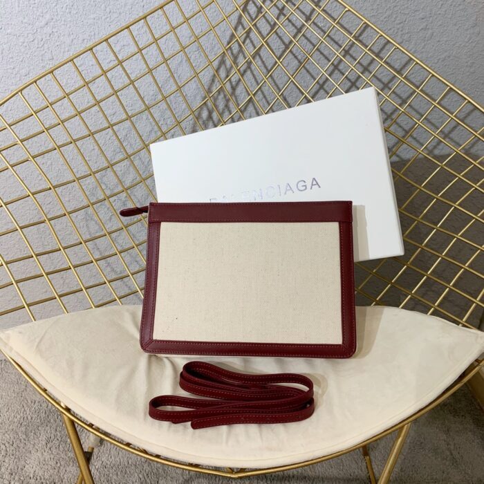 발렌시아가 캔버스 포쉐트 크로스백 와인 레플리카 미러급 SA급 S급 고퀄리티 최상급 하이엔드 가방 [여성] 2