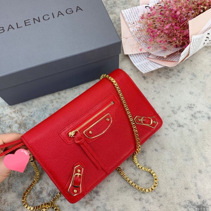 발렌시아가 르 시티 골드 체인 백 레드 레플리카 미러급 SA급 S급 고퀄리티 최상급 하이엔드 가방 [여성]