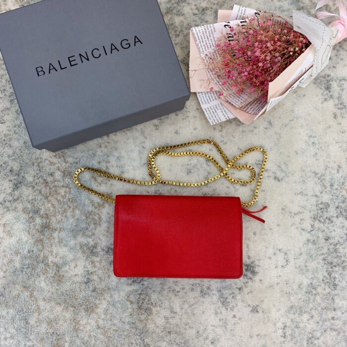 발렌시아가 르 시티 골드 체인 백 레드 레플리카 미러급 SA급 S급 고퀄리티 최상급 하이엔드 가방 [여성] 2
