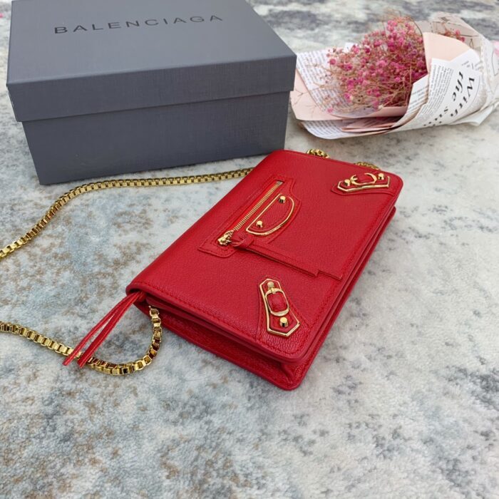 발렌시아가 르 시티 골드 체인 백 레드 레플리카 미러급 SA급 S급 고퀄리티 최상급 하이엔드 가방 [여성] 6