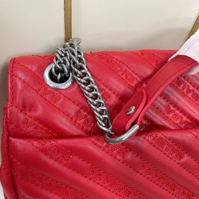 발렌시아가 모노그램 자수 퀼팅 백 레드 양가죽 레플리카 미러급 SA급 S급 고퀄리티 최상급 하이엔드 가방 [여성] 9