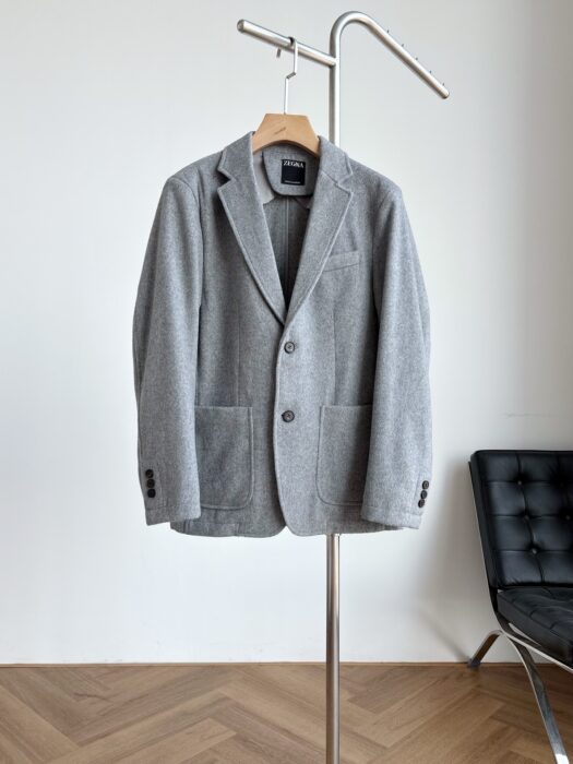제냐 ZEGNA 캐쥬얼 캐시미어 양복 자켓 그레이 레플리카 미러급 SA급 S급 고퀄리티 하이엔드 최상급 의류 [남성] 5