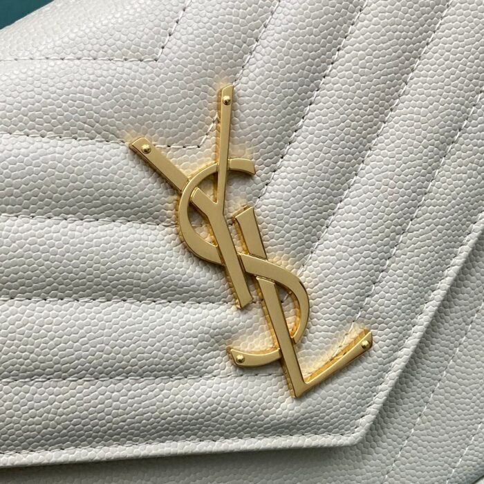 생로랑 그랑 드 뿌드르 가죽 소재 CASSANDER 클래식 체인 지갑 377828 화이트 레플리카 미러급 SA급 S급 고퀄리티 최상급 하이엔드 가방 [여성] 7