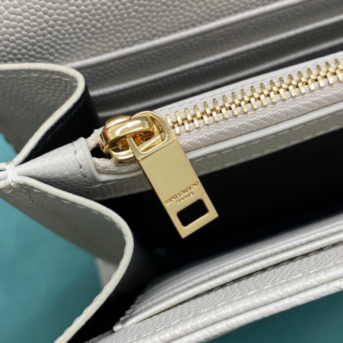 생로랑 그랑 드 뿌드르 가죽 소재 CASSANDER 클래식 체인 지갑 377828 화이트 레플리카 미러급 SA급 S급 고퀄리티 최상급 하이엔드 가방 [여성] 9