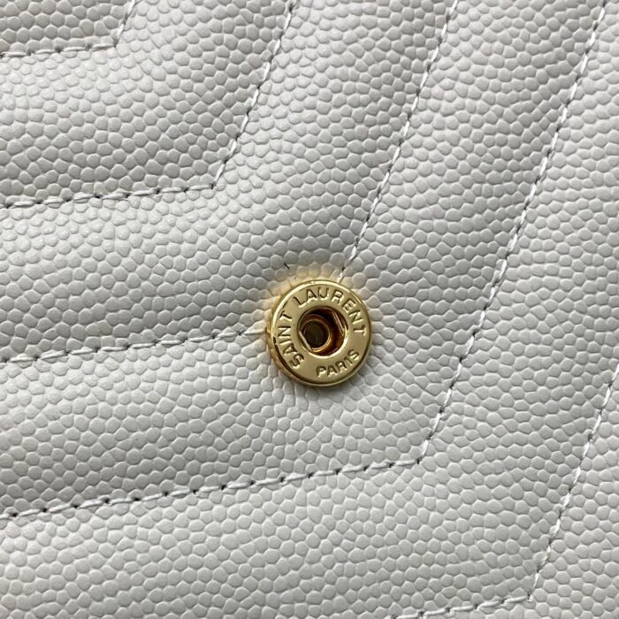 생로랑 그랑 드 뿌드르 가죽 소재 CASSANDER 클래식 체인 지갑 377828 화이트 레플리카 미러급 SA급 S급 고퀄리티 최상급 하이엔드 가방 [여성] 8