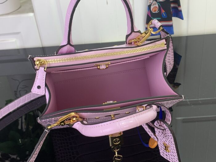 루이비통 LV 시티 스티머 미니백 M95846 라이트 퍼플 악어무늬 레플리카 미러급 SA급 S급 고퀄리티 최상급 하이엔드 가방 [여성] 3