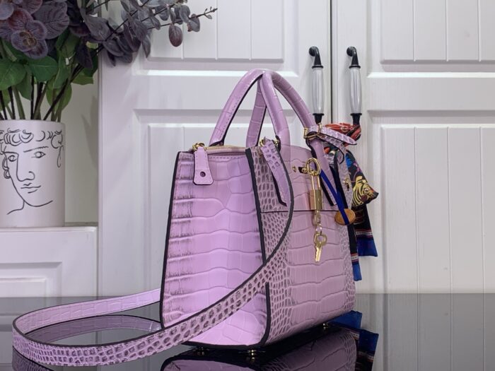 루이비통 LV 시티 스티머 미니백 M95846 라이트 퍼플 악어무늬 레플리카 미러급 SA급 S급 고퀄리티 최상급 하이엔드 가방 [여성] 4