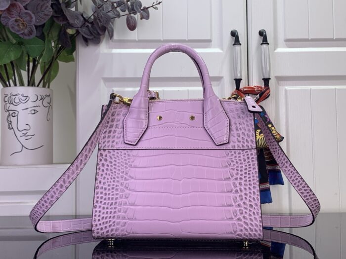 루이비통 LV 시티 스티머 미니백 M95846 라이트 퍼플 악어무늬 레플리카 미러급 SA급 S급 고퀄리티 최상급 하이엔드 가방 [여성] 2
