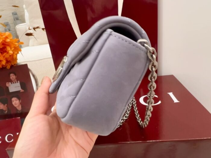 구찌 GG 마몽 미니 숄더백 스웨이드 라이트 퍼플 841290 레플리카 미러급 SA급 S급 고퀄리티 최상급 하이엔드 가방 [여성] 5