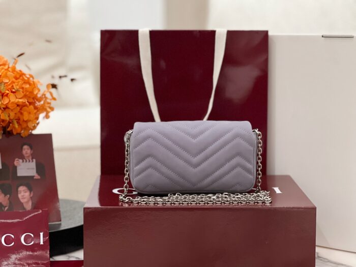 구찌 GG 마몽 미니 숄더백 스웨이드 라이트 퍼플 841290 레플리카 미러급 SA급 S급 고퀄리티 최상급 하이엔드 가방 [여성] 2