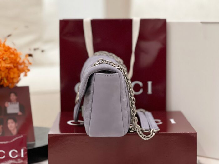 구찌 GG 마몽 미디엄 숄더백 스웨이드 라이트 퍼플 837267 레플리카 미러급 SA급 S급 고퀄리티 최상급 하이엔드 가방 [여성] 5