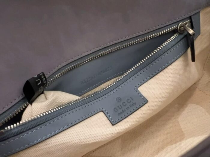 구찌 GG 마몽 미디엄 숄더백 스웨이드 라이트 퍼플 837267 레플리카 미러급 SA급 S급 고퀄리티 최상급 하이엔드 가방 [여성] 9