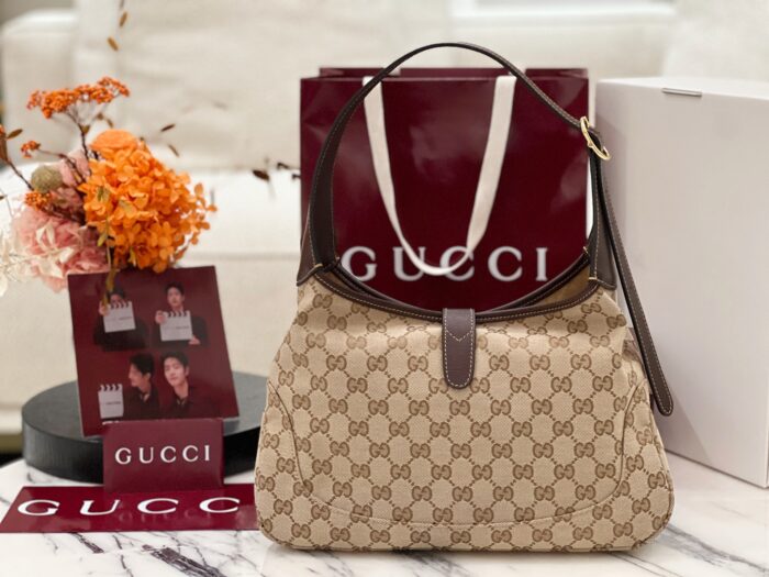 구찌 재키 1961 미디움 숄더백 샌드 브라운 863136 레플리카 미러급 SA급 S급 고퀄리티 최상급 하이엔드 가방 [여성] 2