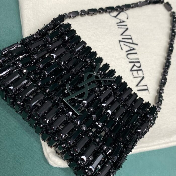 생로랑 크리스털 소재 마이크로 EVENING 백 788380 블랙 레플리카 미러급 SA급 S급 고퀄리티 최상급 하이엔드 가방 [여성] 8