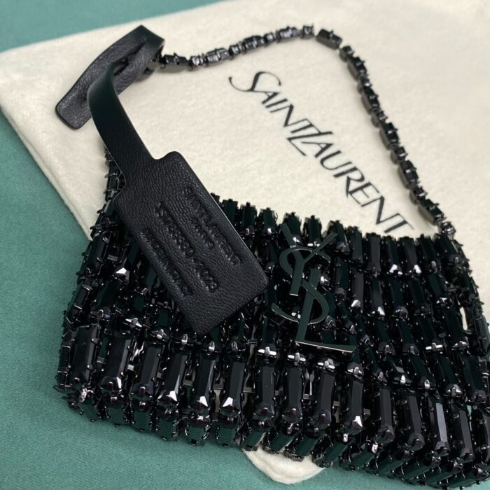 생로랑 크리스털 소재 마이크로 EVENING 백 788380 블랙 레플리카 미러급 SA급 S급 고퀄리티 최상급 하이엔드 가방 [여성] 9