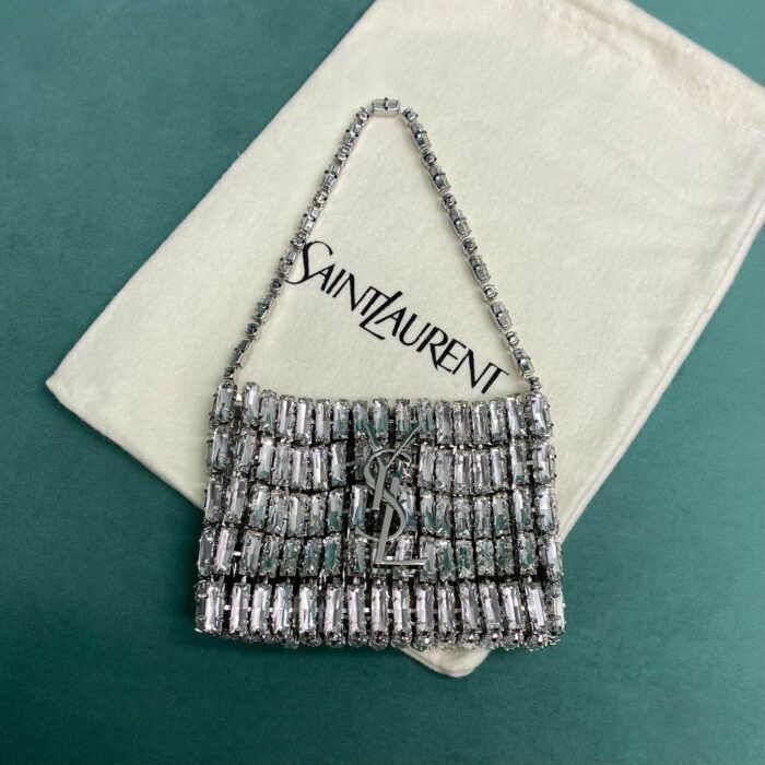 생로랑 크리스털 소재 마이크로 EVENING 백 788380 은색 레플리카 미러급 SA급 S급 고퀄리티 최상급 하이엔드 가방 [여성]