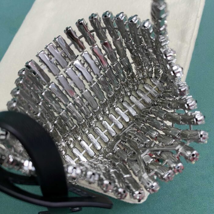 생로랑 크리스털 소재 마이크로 EVENING 백 788380 은색 레플리카 미러급 SA급 S급 고퀄리티 최상급 하이엔드 가방 [여성] 4