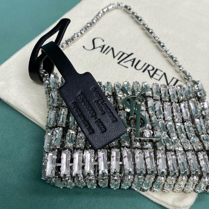생로랑 크리스털 소재 마이크로 EVENING 백 788380 은색 레플리카 미러급 SA급 S급 고퀄리티 최상급 하이엔드 가방 [여성] 8