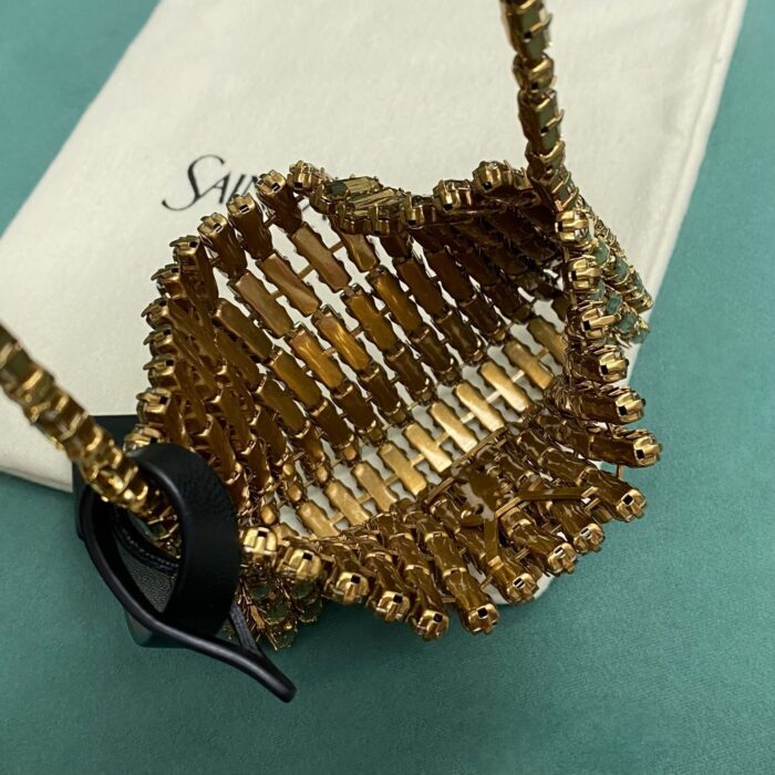 생로랑 크리스털 소재 마이크로 EVENING 백 788380 골드 레플리카 미러급 SA급 S급 고퀄리티 최상급 하이엔드 가방 [여성] 3