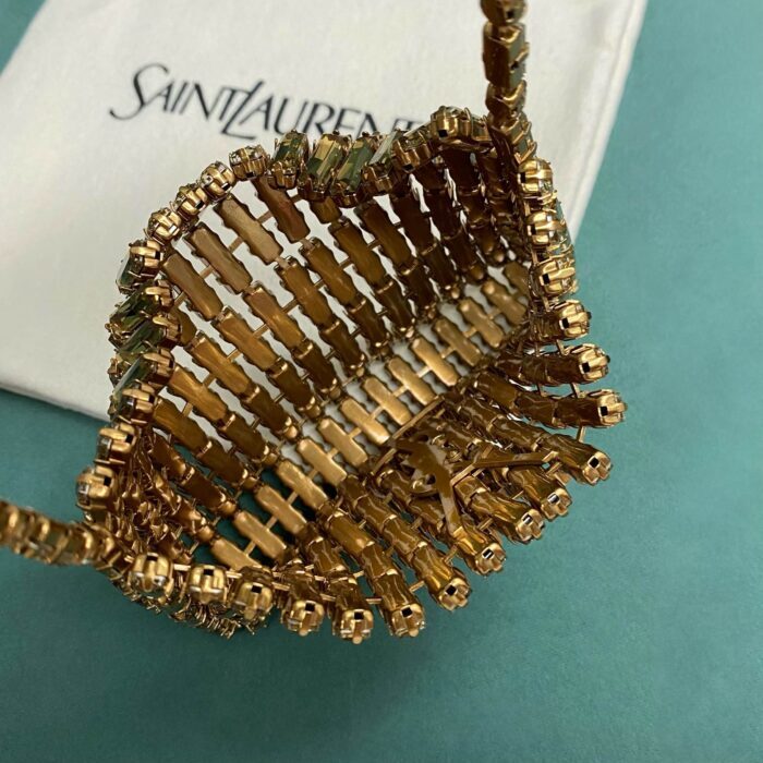 생로랑 크리스털 소재 마이크로 EVENING 백 788380 골드 레플리카 미러급 SA급 S급 고퀄리티 최상급 하이엔드 가방 [여성] 4