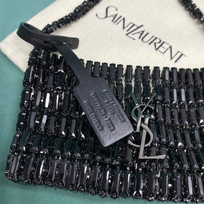 생로랑 크리스털 EVENING 백 819638 블랙 레플리카 미러급 SA급 S급 고퀄리티 최상급 하이엔드 가방 [여성] 9