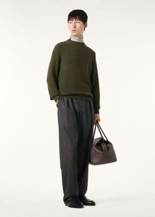 로로피아나 시티 풀 순색 캐시미어 니트 초록색 레플리카 미러급 SA급 S급 고퀄리티 하이엔드 최상급 의류 [남성]