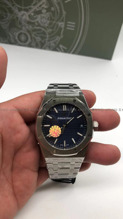 2024.05.15_[황*용 고객님 검수] 오데마피게 레플리카 시계 로얄오크 15500 블루다이얼 41mm 3