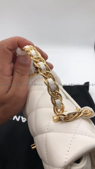 2024.03.03_[조*진 고객님 검수] 샤넬 레플리카 가방 램스킨 골드메탈 스몰 플랩 백 AS4023 6