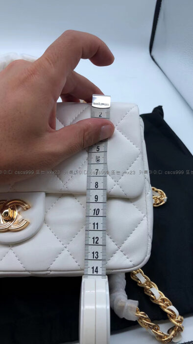 2024.03.03_[조*진 고객님 검수] 샤넬 레플리카 가방 램스킨 골드메탈 스몰 플랩 백 AS4023 13