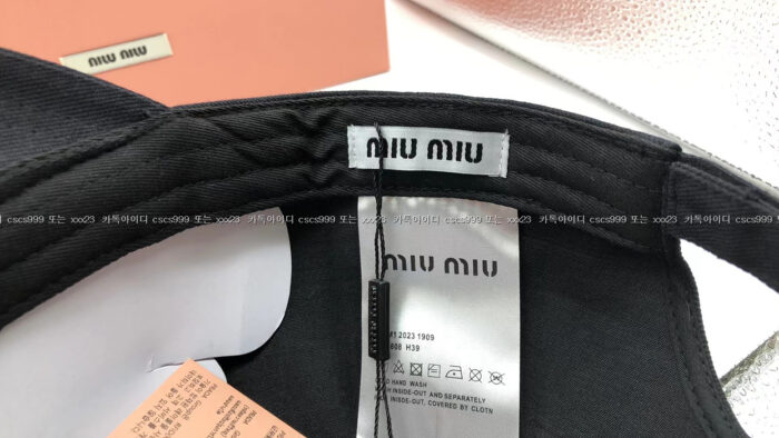 2024.02.15_[박ㅇ형 고객님 검수] 미우미우 레플리카 모자 9