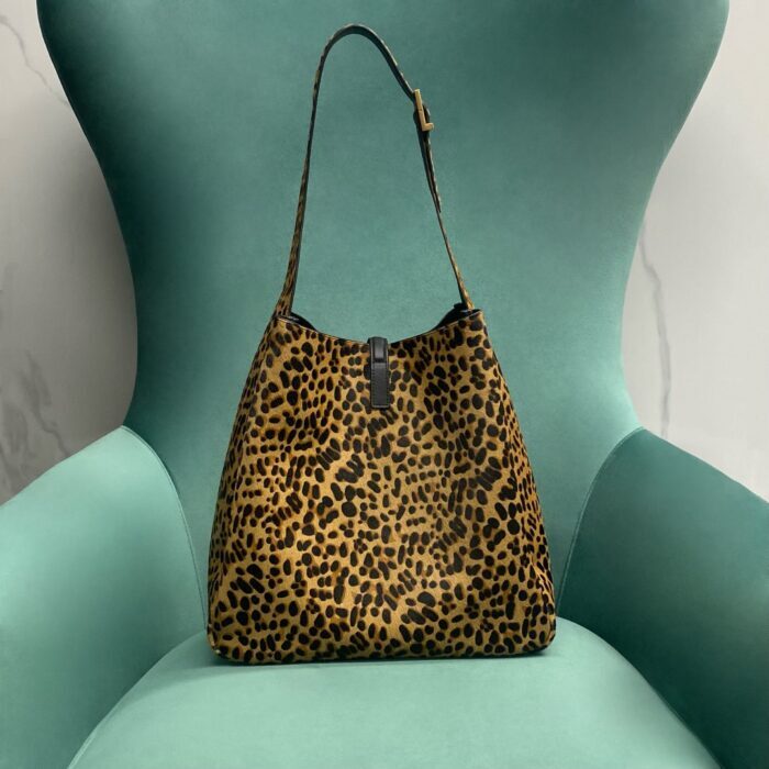 생로랑 르 5 A 7 서플 라지 포니 헤어 레더 베이지 블랙 753837 레플리카 미러급 SA급 S급 고퀄리티 최상급 하이엔드 가방 [여성] 2