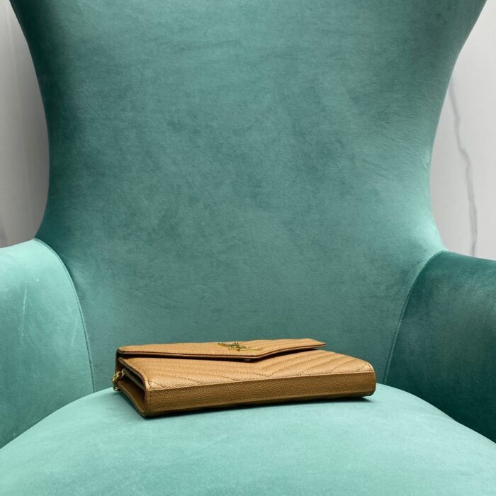 생로랑 그랑 드 뿌드르 가죽 소재 CASSANDER 클래식 체인 지갑 377828 레플리카 미러급 SA급 S급 고퀄리티 최상급 하이엔드 가방 [여성] 5