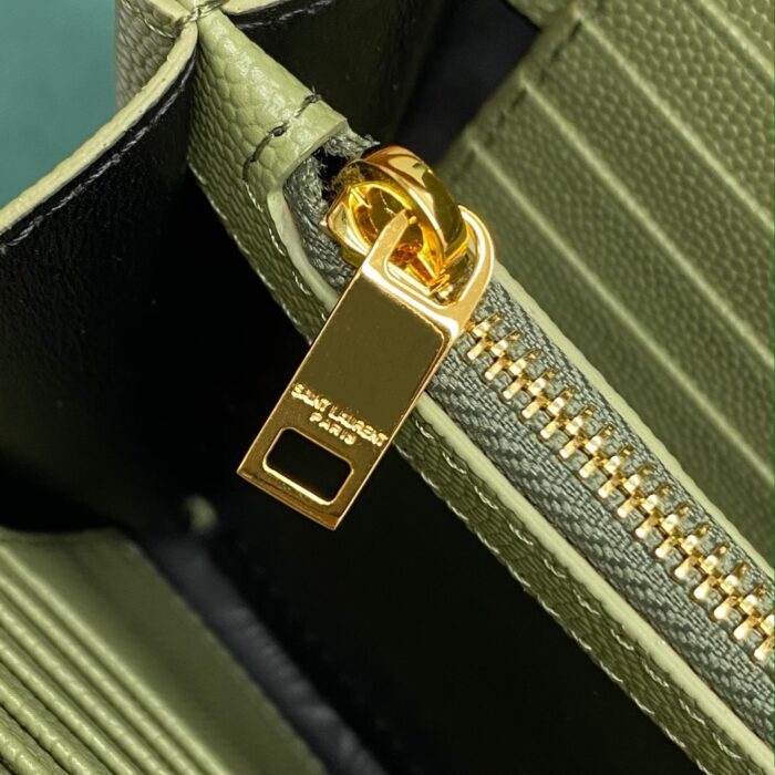 생로랑 그랑 드 뿌드르 가죽 소재 CASSANDER 클래식 체인 지갑 377828 그린 레플리카 미러급 SA급 S급 고퀄리티 최상급 하이엔드 가방 [여성] 6