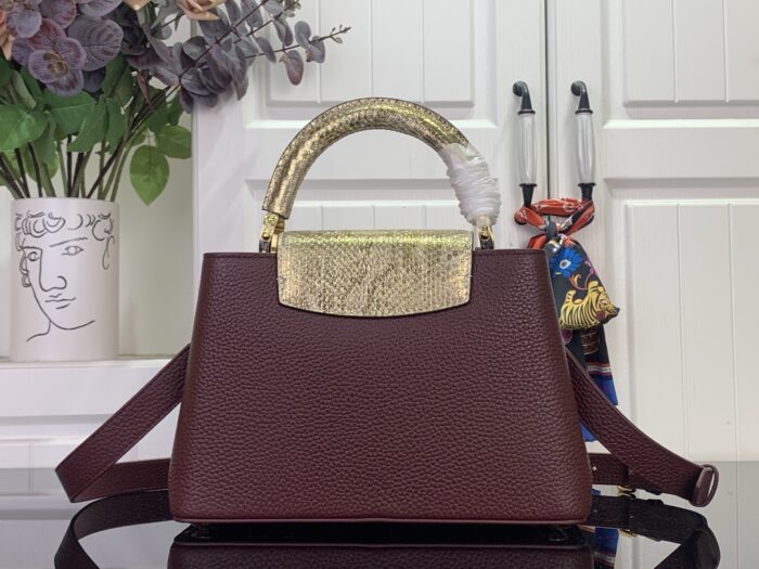 루이비통 카퓌신 BB 와인 M48865 M89369 뱀가죽 레플리카 미러급 SA급 S급 고퀄리티 최상급 하이엔드 가방 [여성] 2