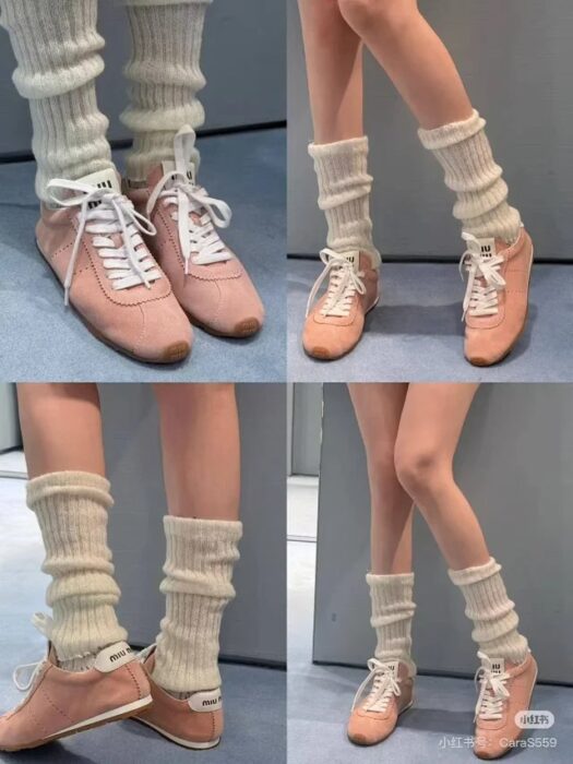 미우미우 스웨이드 스니커즈 4컬러 레플리카 미러급 SA급 S급 고퀄리티 최상급 하이엔드 신발 [여성] 28