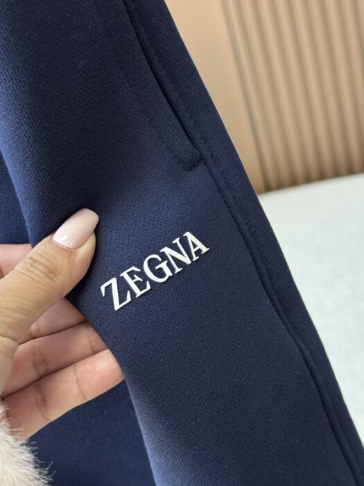 제냐 ZEGNA 미니 로고 캐쥬얼 조거팬츠 네이비 레플리카 미러급 SA급 S급 고퀄리티 하이엔드 최상급 의류 [남성] 6