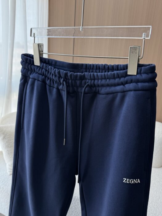 제냐 ZEGNA 미니 로고 캐쥬얼 조거팬츠 네이비 레플리카 미러급 SA급 S급 고퀄리티 하이엔드 최상급 의류 [남성] 3