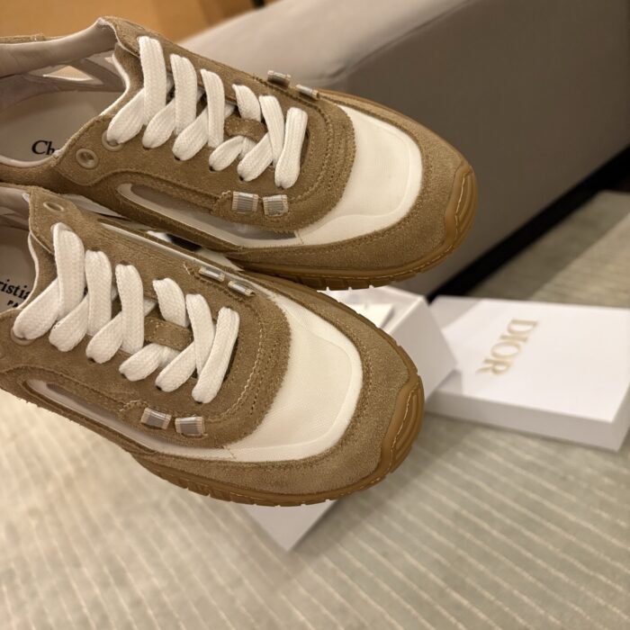 디올 테크 스니커즈 스웨이드 카프스킨 앤 트랜스패런트 메쉬 브라운 레플리카 미러급 SA급 S급 고퀄리티 최상급 하이엔드 신발 [여성] 8