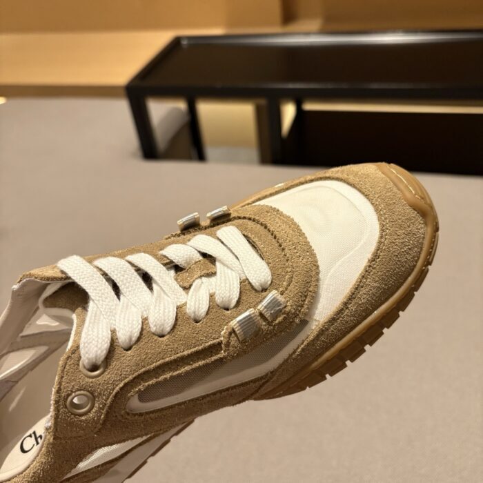 디올 테크 스니커즈 스웨이드 카프스킨 앤 트랜스패런트 메쉬 브라운 레플리카 미러급 SA급 S급 고퀄리티 최상급 하이엔드 신발 [여성] 10