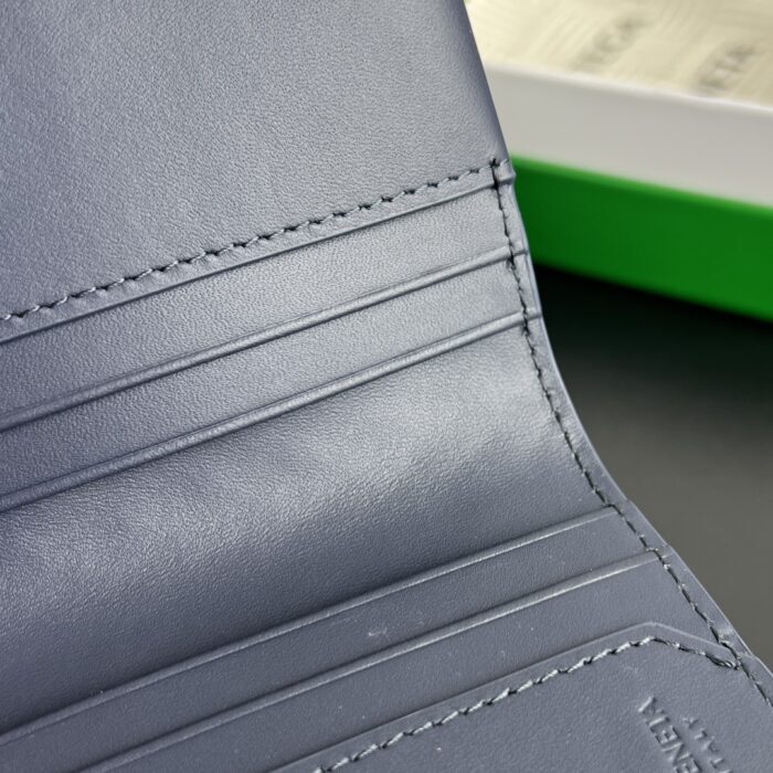 보테가베네타 인트레치아토 피콜로 플랩 카드 케이스 카드지갑 아비스 화이트 796964 레플리카 미러급 SA급 S급 고퀄리티 최상급 하이엔드 지갑 [남성여성공용] 7