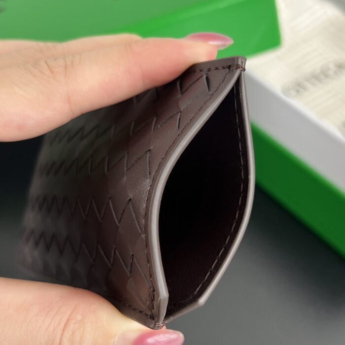 보테가베네타 인트레치아토 피콜로 버티컬 카드 케이스 와인 레플리카 미러급 SA급 S급 고퀄리티 최상급 하이엔드 지갑 [남성여성공용] 5