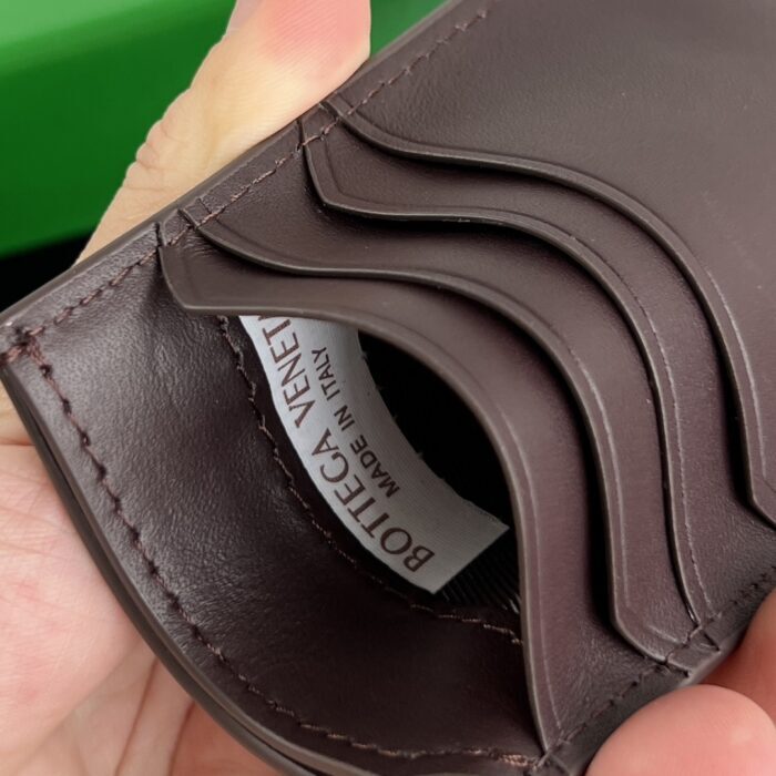 보테가베네타 인트레치아토 피콜로 버티컬 카드 케이스 와인 레플리카 미러급 SA급 S급 고퀄리티 최상급 하이엔드 지갑 [남성여성공용] 9