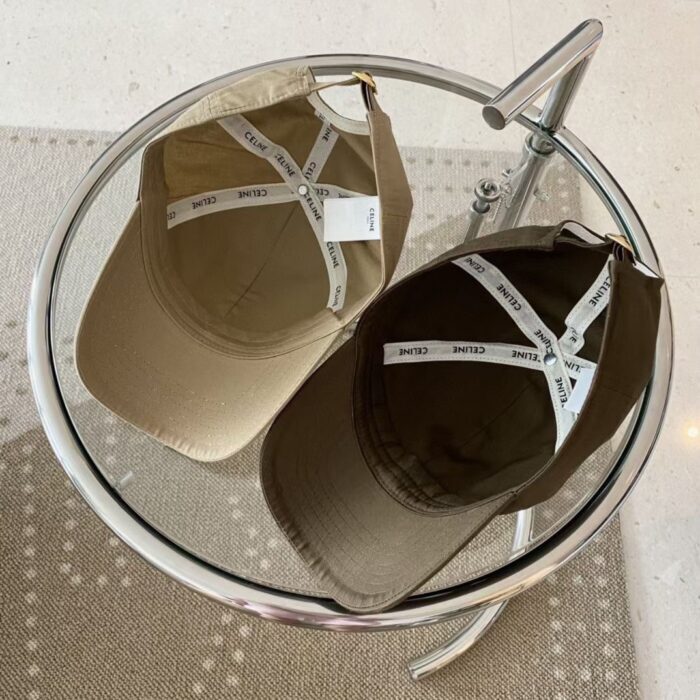 셀린느 레플리카 트리오페 자수로고 코튼캡 베이지 8