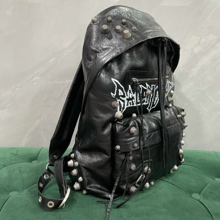 발렌시아가 르 카골 맨 백팩 DIY 메탈 블랙 레플리카 미러급 SA급 S급 고퀄리티 최상급 하이엔드 가방 [남성여성공용] 4