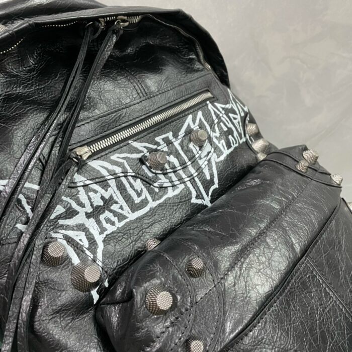 발렌시아가 르 카골 맨 백팩 DIY 메탈 블랙 레플리카 미러급 SA급 S급 고퀄리티 최상급 하이엔드 가방 [남성여성공용] 6