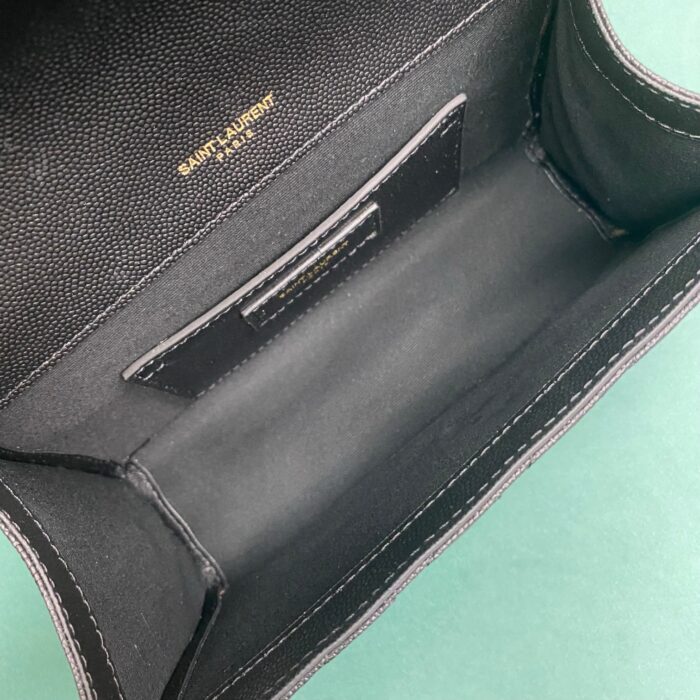 생로랑 그랑 드 뿌드르 퀼팅 가죽 ENVELOPE 스몰 600195 블랙 금장 레플리카 미러급 SA급 S급 고퀄리티 최상급 하이엔드 가방 [여성] 3