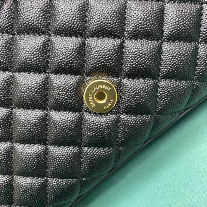 생로랑 그랑 드 뿌드르 퀼팅 가죽 ENVELOPE 스몰 600195 블랙 금장 레플리카 미러급 SA급 S급 고퀄리티 최상급 하이엔드 가방 [여성] 6