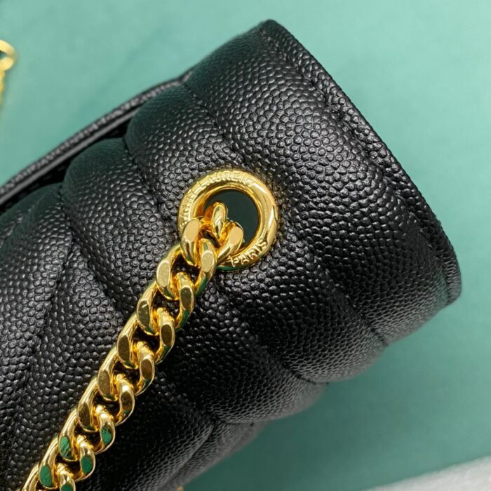 생로랑 그랑 드 뿌드르 퀼팅 가죽 ENVELOPE 스몰 600195 블랙 금장 레플리카 미러급 SA급 S급 고퀄리티 최상급 하이엔드 가방 [여성] 7